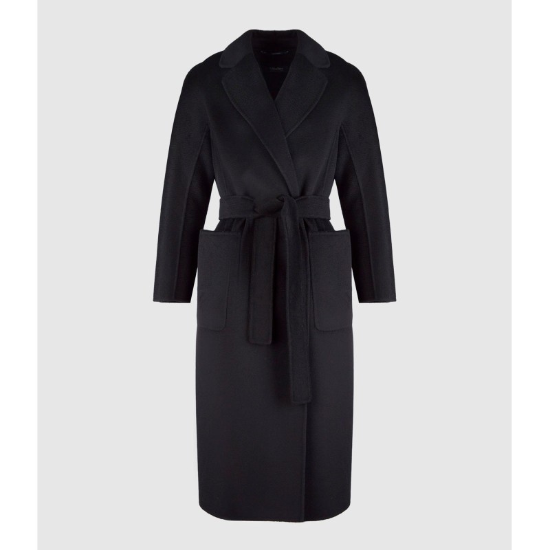 MAX MARA Manteau Long Amore Laine Black S