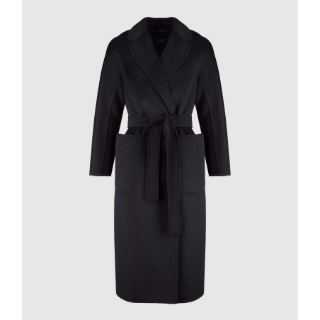 MAX MARA Manteau Long Amore Laine Black S