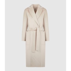 MAX MARA Manteau Long Amore Laine Ice