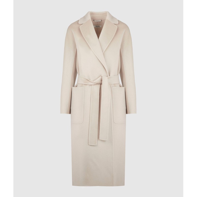 MAX MARA Manteau Long Amore Laine Ice