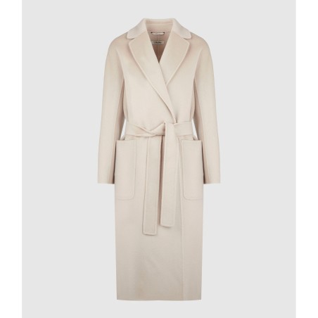 MAX MARA Manteau Long Amore Laine Ice