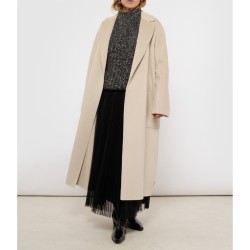 MAX MARA Manteau Long Amore Laine Ice