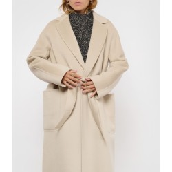 MAX MARA Manteau Long Amore Laine Ice