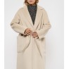 MAX MARA Manteau Long Amore Laine Ice