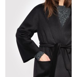 MAX MARA Manteau Long Ludmilla Cachemire Black