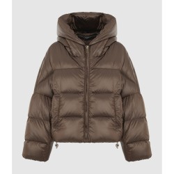 MAX MARA Doudoune Spaceca Marron Métallisé