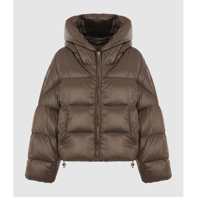 MAX MARA Doudoune Spaceca Marron Métallisé