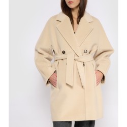 MAX MARA Manteau Mi-long Pila Beige