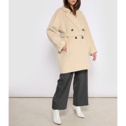 MAX MARA Manteau Mi-long Pila Beige