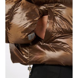 MAX MARA Doudoune Spaceca Marron Métallisé