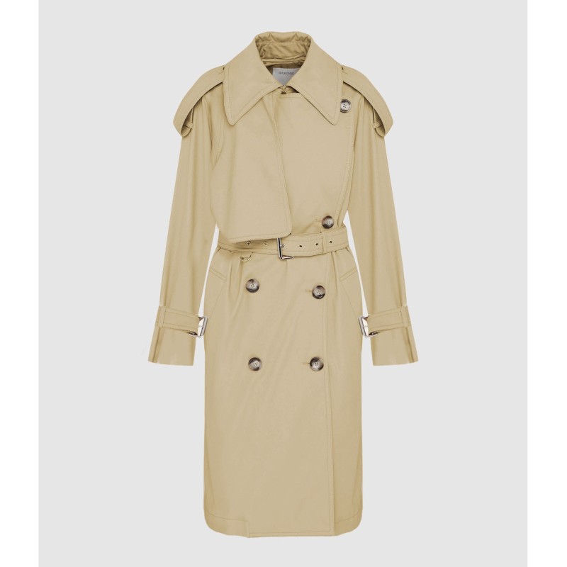 MAX MARA Trench Ricamo Beige