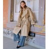MAX MARA Trench Ricamo Beige