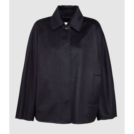 MAX MARA Manteau Court Midas Cachemire Black