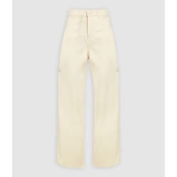 MAX MARA Pantalon Large Segnale Ivoire