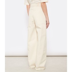 MAX MARA Pantalon Large Segnale Ivoire