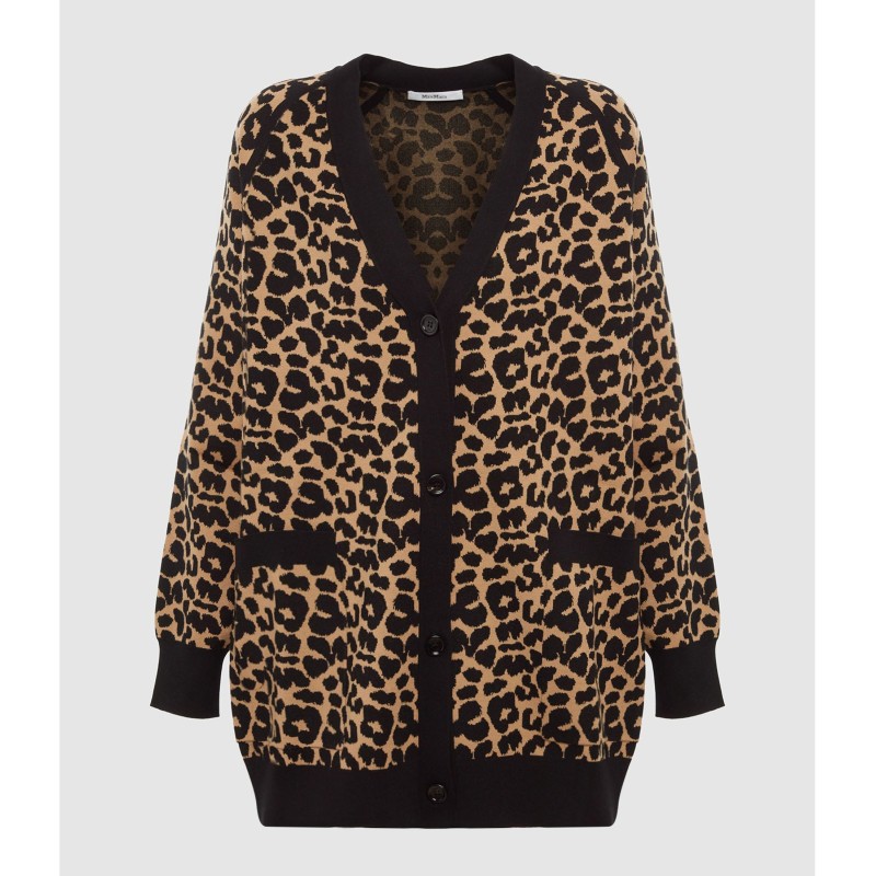 MAX MARA Gilet Long Tenore Black