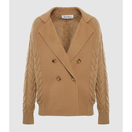 MAX MARA Veste Courte Micio Camel