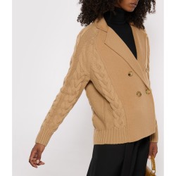 MAX MARA Veste Courte Micio Camel