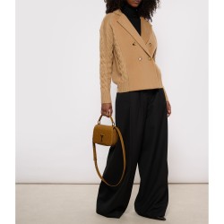 MAX MARA Veste Courte Micio Camel