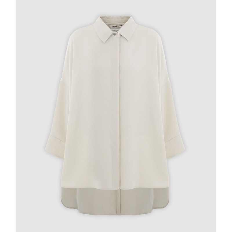 MAX MARA Chemise Odeon Beige Soie