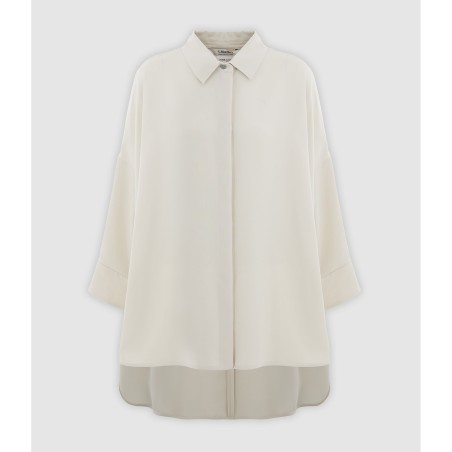 MAX MARA Chemise Odeon Beige Soie