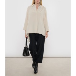 MAX MARA Chemise Odeon Beige Soie