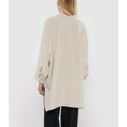 MAX MARA Chemise Odeon Beige Soie