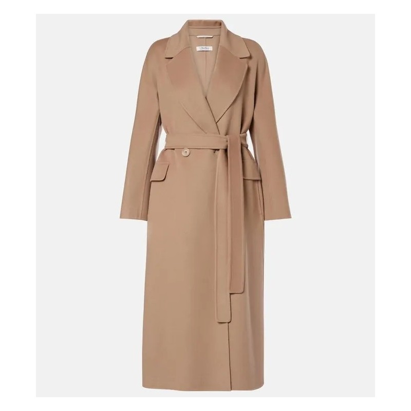 MAX MARA Manteau Enzo en laine vierge Beige