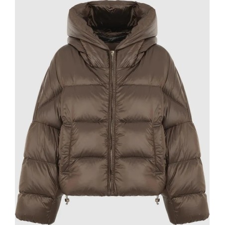 MAX MARA Doudoune Spaceca Marron Métallisé