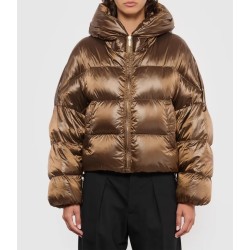 MAX MARA Doudoune Spaceca Marron Métallisé