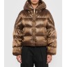 MAX MARA Doudoune Spaceca Marron Métallisé