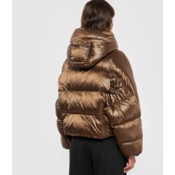 MAX MARA Doudoune Spaceca Marron Métallisé