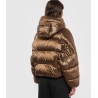 MAX MARA Doudoune Spaceca Marron Métallisé
