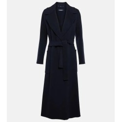 MAX MARA Manteau Paolore en laine vierge Noir
