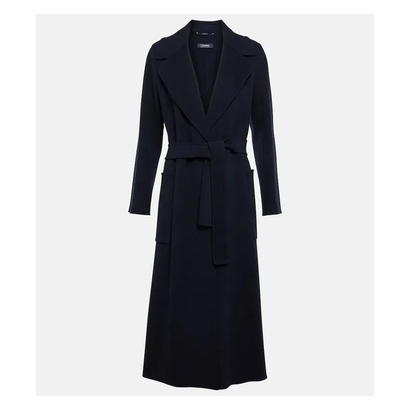 MAX MARA Manteau Paolore en laine vierge Noir
