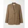 MAX MARA Blazer En Serge De Coton Segnale Neutres