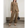 MAX MARA Blazer En Serge De Coton Segnale Neutres
