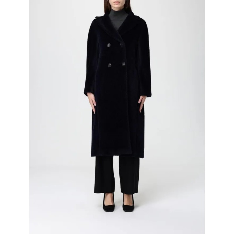 MAX MARA Manteau S MAX MARA Femme couleur Bleu