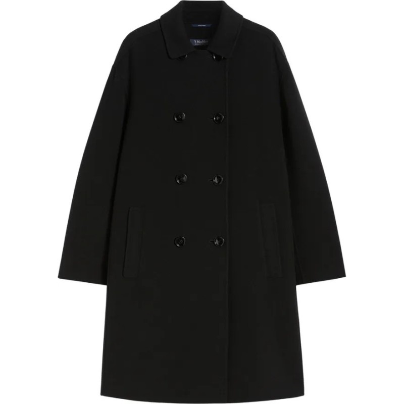 MAX MARA Coats Black Noir