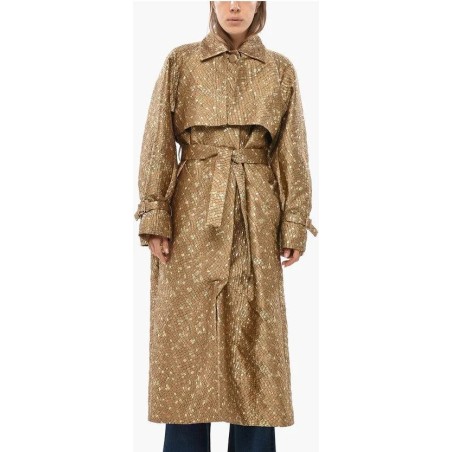MAX MARA ATELIER Jacquard SALSA Coat with Belt size 38