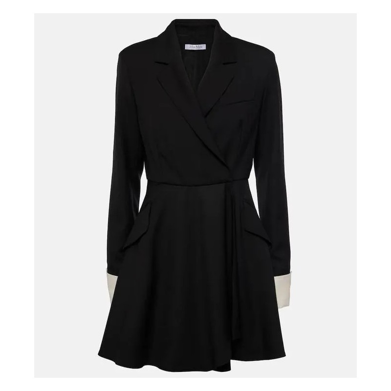 MAX MARA Manteau Messi en laine vierge Noir