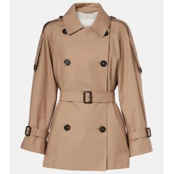 MAX MARA Blazer Caroline en coton mélangé Beige