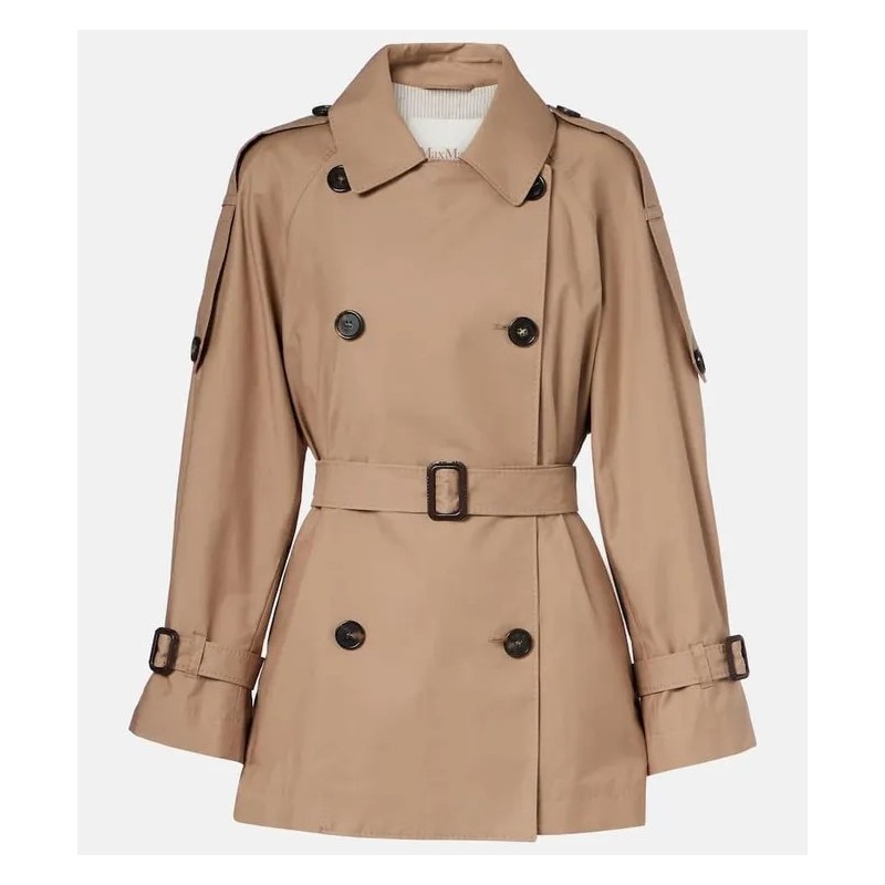 MAX MARA Blazer Caroline en coton mélangé Beige