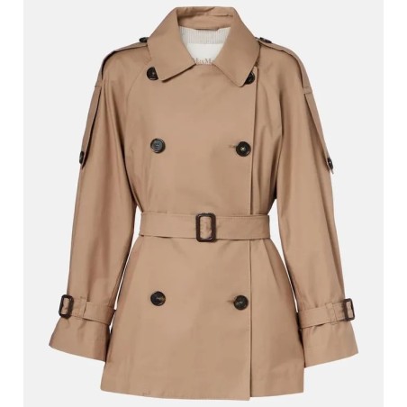 MAX MARA Blazer Caroline en coton mélangé Beige