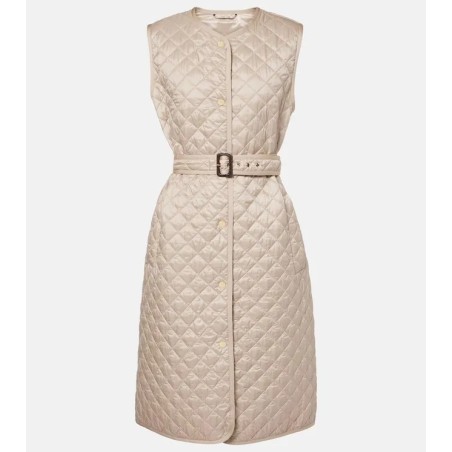 MAX MARA Veste matelassée sans manches Lauren Beige