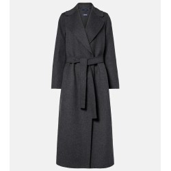 MAX MARA Manteau Poldo en laine vierge Gris