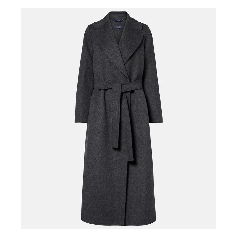 MAX MARA Manteau Poldo en laine vierge Gris