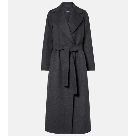 MAX MARA Manteau Poldo en laine vierge Gris